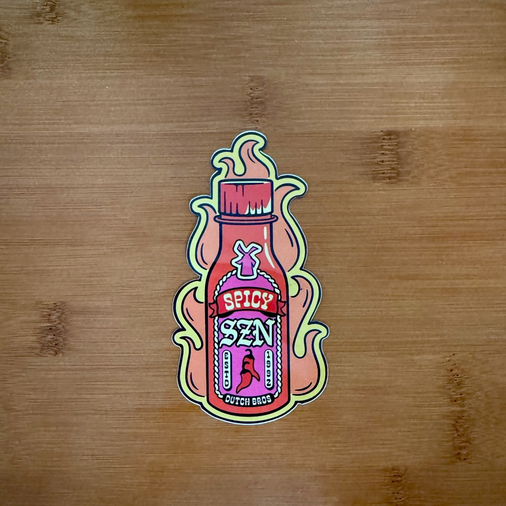 Spicy SZN Dutch Bros Sticker